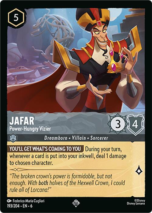 Image of Jafar - Power-Hungry Vizier (193/204) [Azurite Sea]