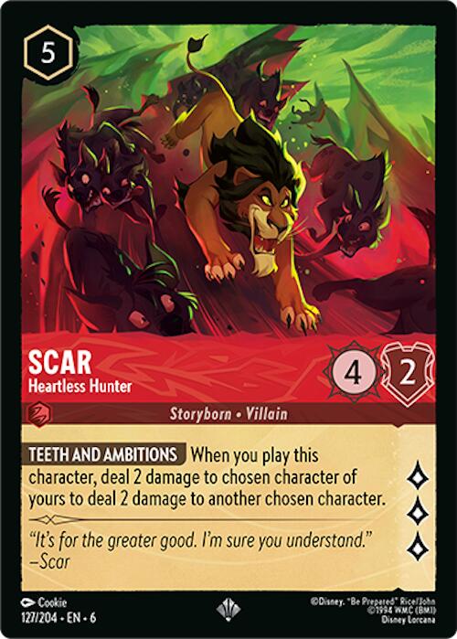 Image of Scar - Heartless Hunter (127/204) [Azurite Sea]