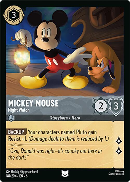Image of Mickey Mouse - Night Watch (187/204) [Azurite Sea]