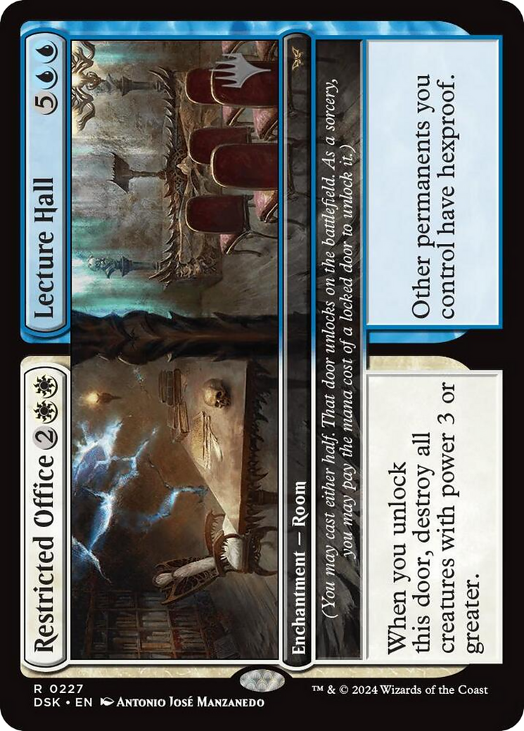 Image of Restricted Office // Lecture Hall (Promo Pack) [Duskmourn: House of Horror Promos]