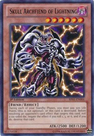 Image of Skull Archfiend of Lightning [BP01-EN006] Rare