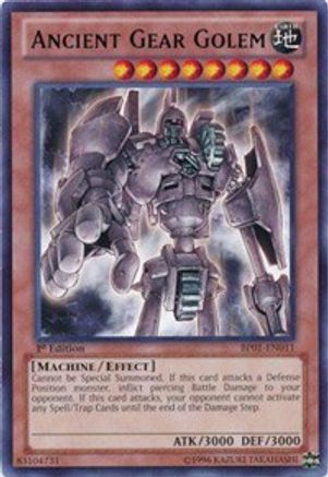 Ancient Gear Golem [BP01-EN011] Rare