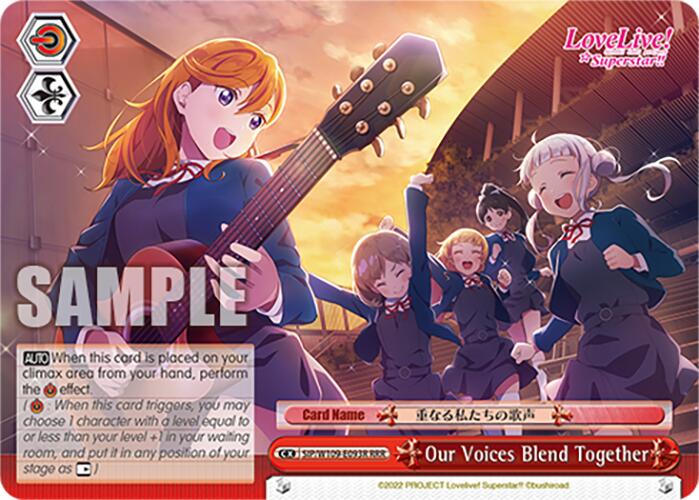 Image of Our Voices Blend Together (SIP/W109-E093R RRR) [Love Live! School idol festival 2 MIRACLE LIVE!]