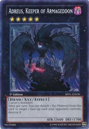 Image of Adreus, Keeper of Armageddon [BP01-EN030] Rare