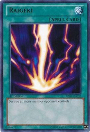 Image of Raigeki [BP01-EN032] Rare