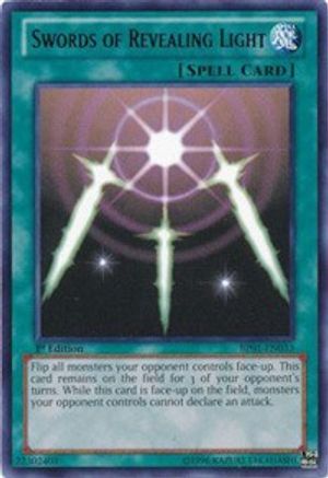Image of Swords of Revealing Light [BP01-EN033] Rare