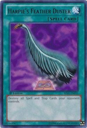 Image of Harpie's Feather Duster [BP01-EN035] Rare