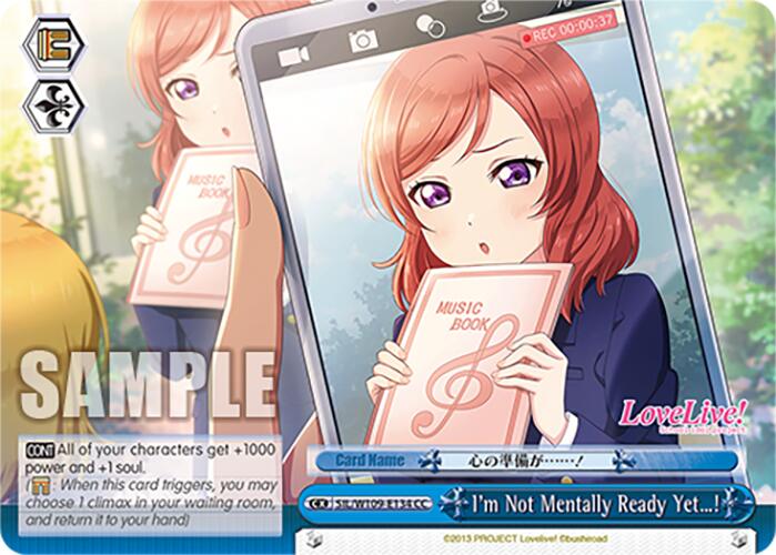 Image of I'm Not Mentally Ready Yet! (SIL/W109-E134 CC) [Love Live! School idol festival 2 MIRACLE LIVE!]