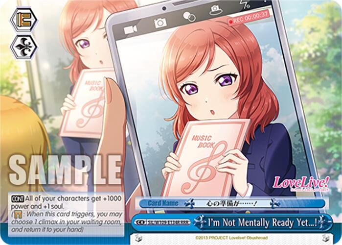 Image of I'm Not Mentally Ready Yet! (SIL/W109-E134R RRR) [Love Live! School idol festival 2 MIRACLE LIVE!]