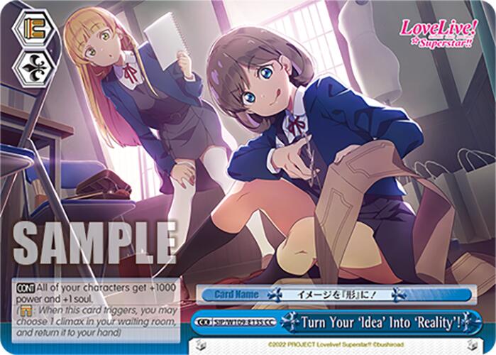 Image of Turn Your 'Idea' Into 'Reality'! (SIP/W109-E135 CC) [Love Live! School idol festival 2 MIRACLE LIVE!]