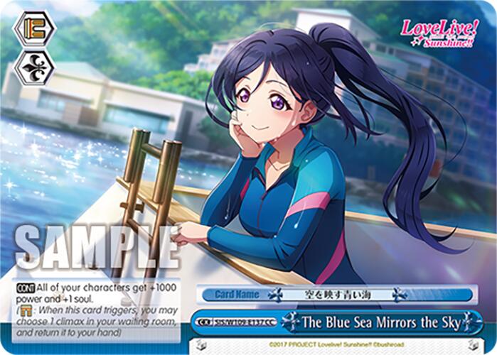 Image of The Blue Sea Mirrors the Sky (SIS/W109-E137 CC) [Love Live! School idol festival 2 MIRACLE LIVE!]
