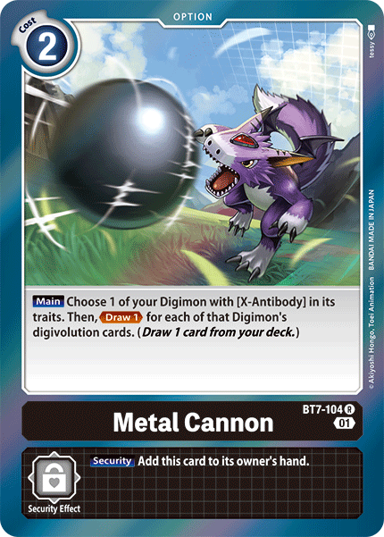 Image of Metal Cannon [BT7-104] [Next Adventure]