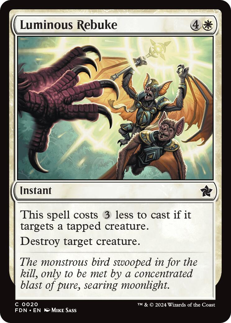 Image of Luminous Rebuke [Foundations]
