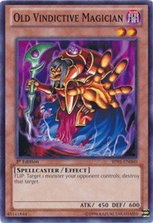Image of Old Vindictive Magician [BP01-EN060] Common