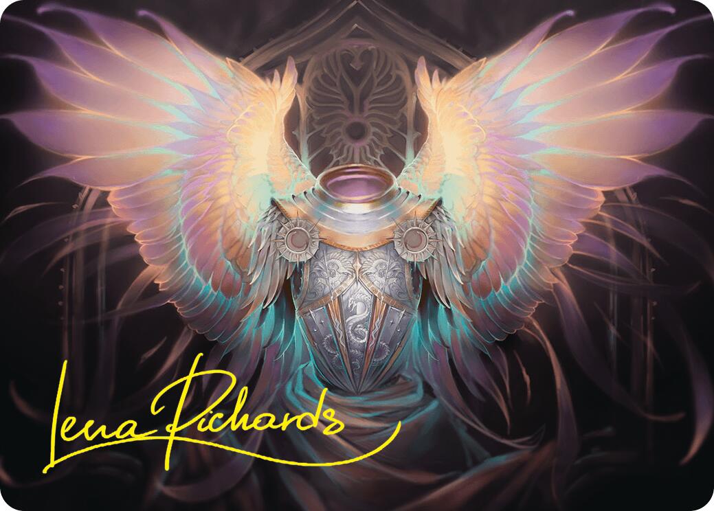 Image of Celestial Armor Art Card (2/54) (Gold-Stamped Signature) [Foundations Art Series]