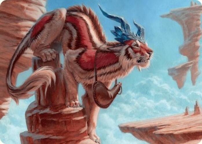 Image of Felidar Savior Art Card (3/54) [Foundations Art Series]