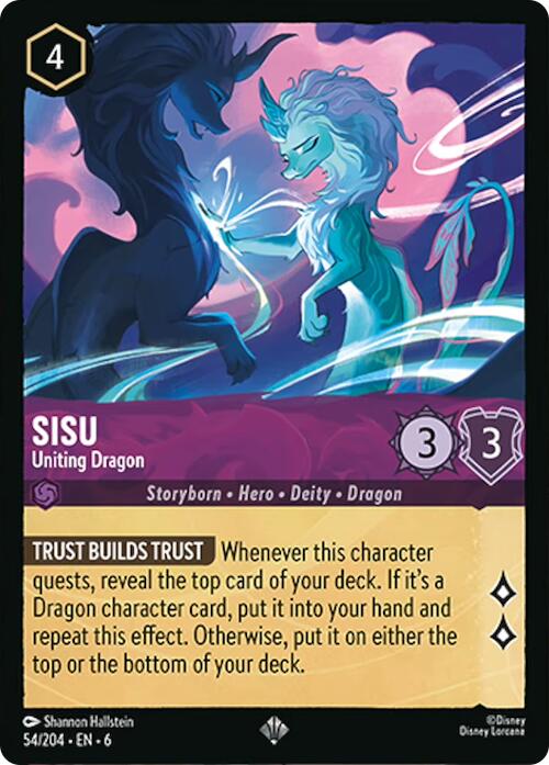 Image of Sisu - Uniting Dragon (54/204) [Azurite Sea]