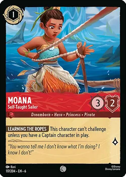 Image of Moana - Self-Taught Sailor (117/204) [Azurite Sea]