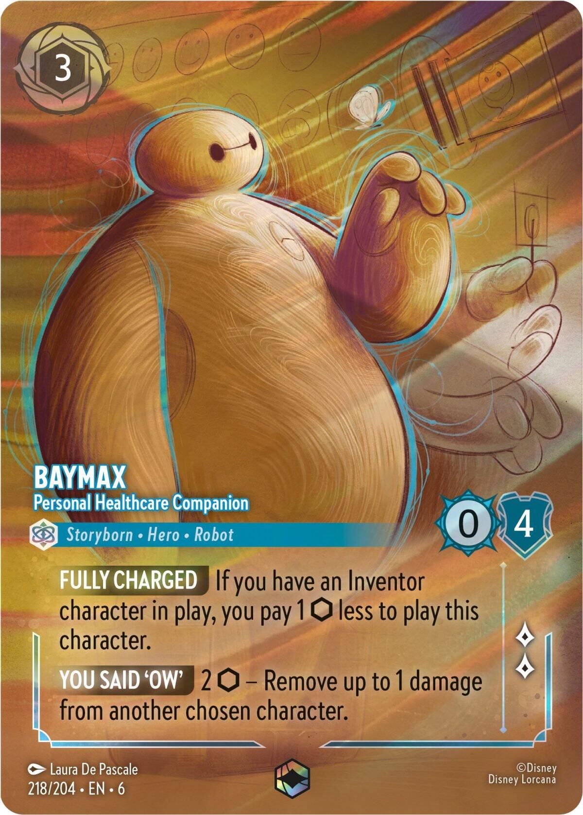 Image of Baymax - Personal Healthcare Companion (Enchanted) (218/204) [Azurite Sea]
