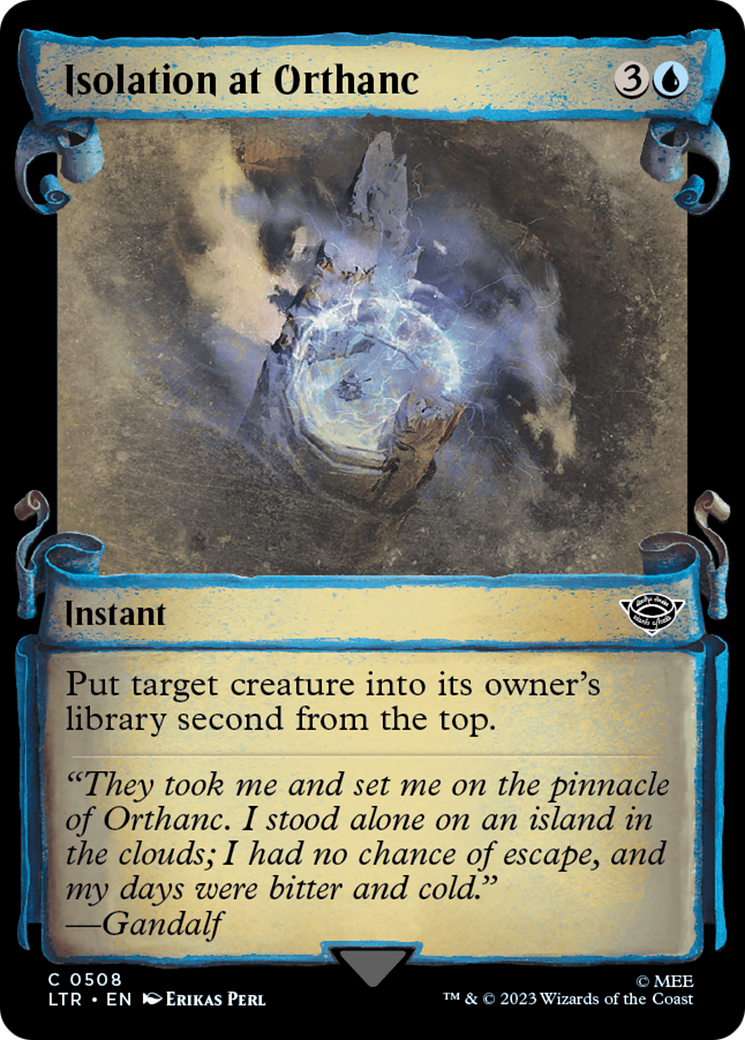 Image of Isolation at Orthanc [The Lord of the Rings: Tales of Middle-Earth Showcase Scrolls]
