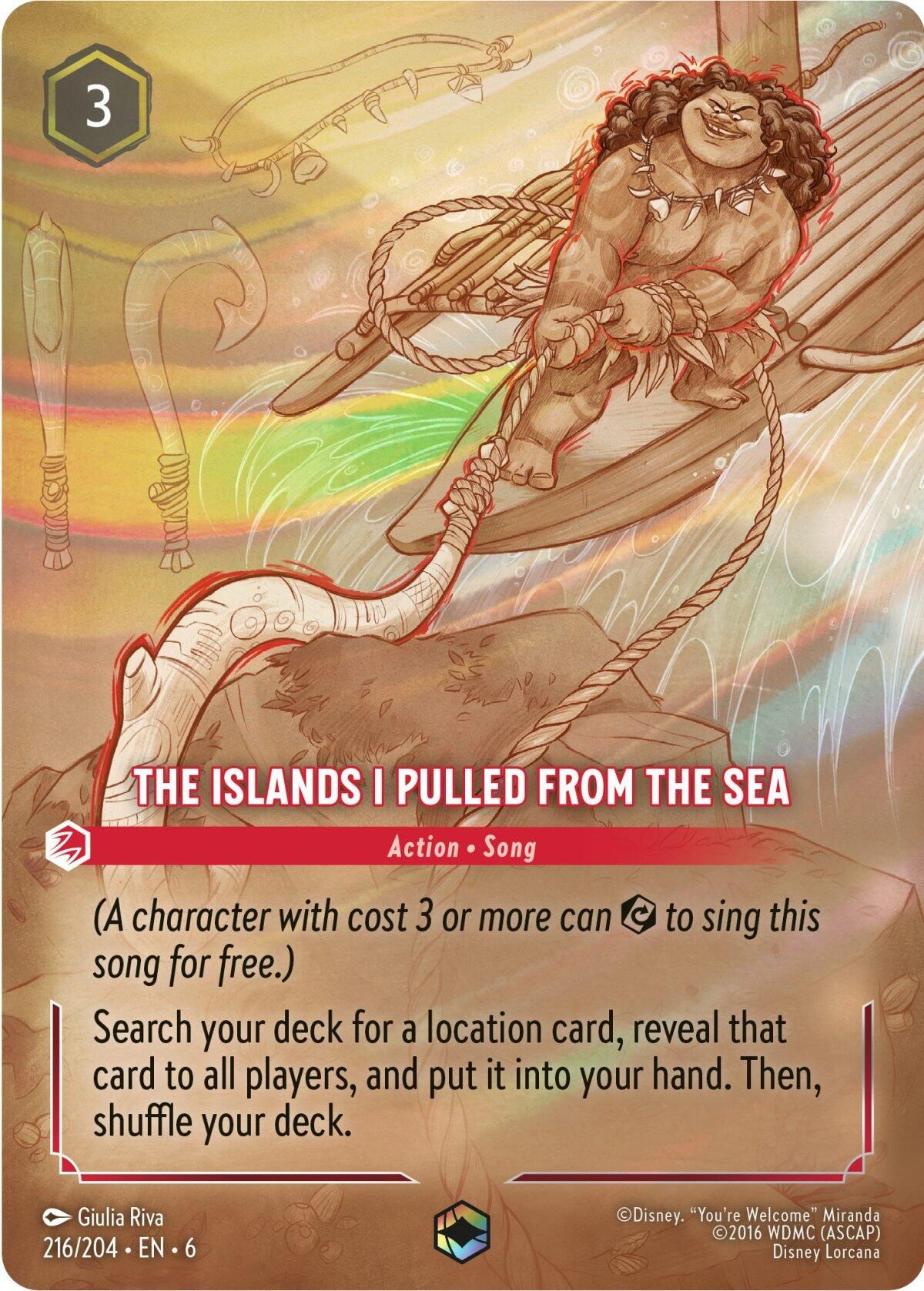Image of The Islands I Pulled From The Sea (Enchanted) (216/204) [Azurite Sea]