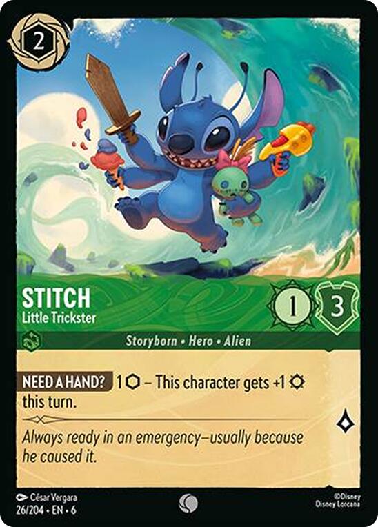 Image of Stitch - Little Trickster (26/204) [Azurite Sea]