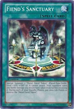 Image of Fiend's Sanctuary [BP01-EN076] Common