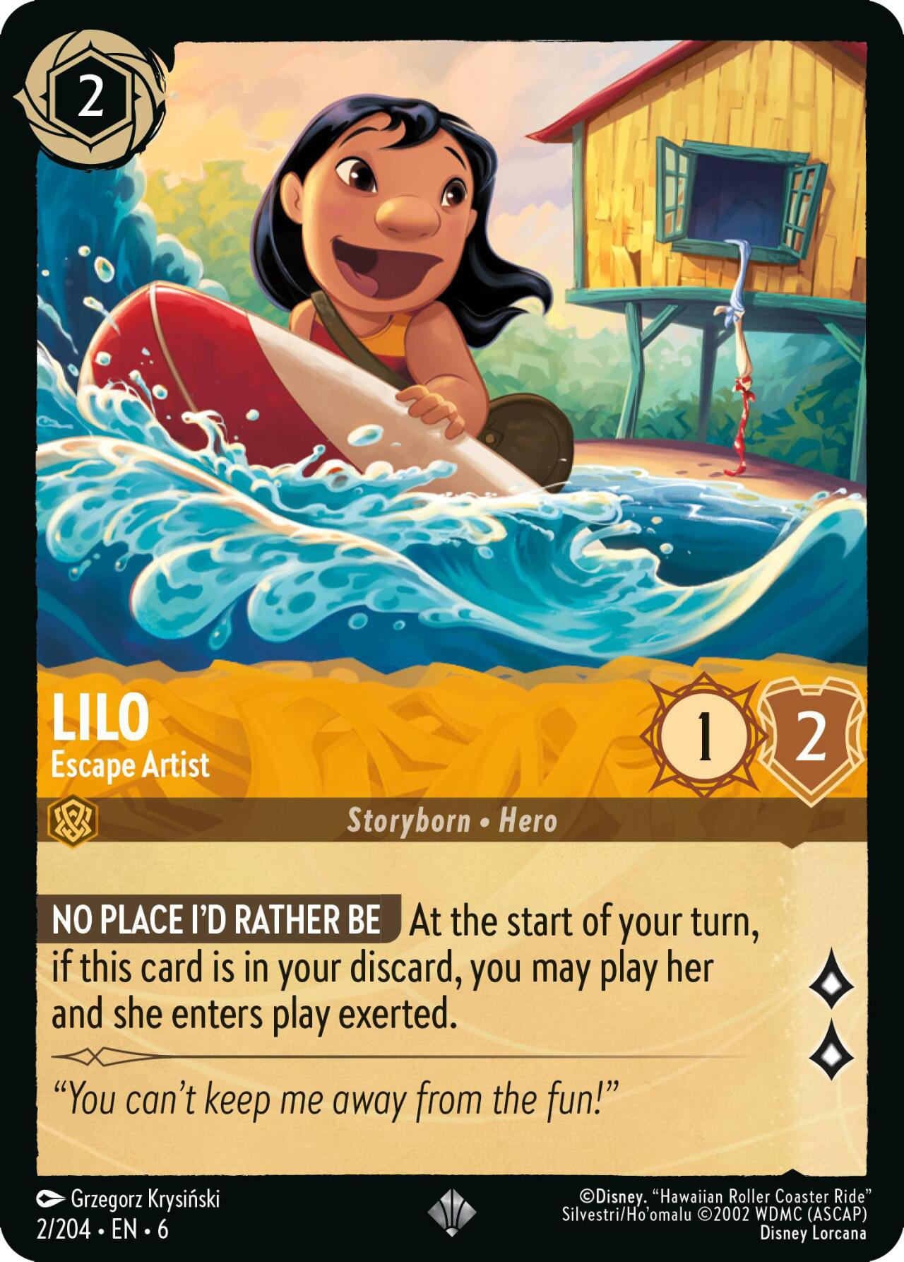 Image of Lilo - Escape Artist (2/204) [Azurite Sea]