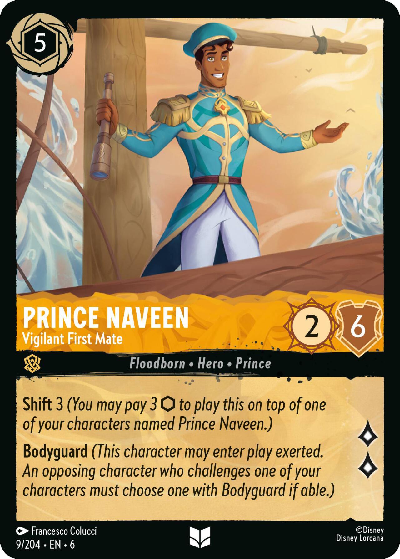 Image of Prince Naveen - Vigilant First Mate (9/204) [Azurite Sea]