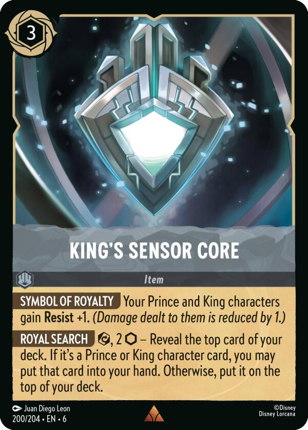 Image of King's Sensor Core (200/204) [Azurite Sea]