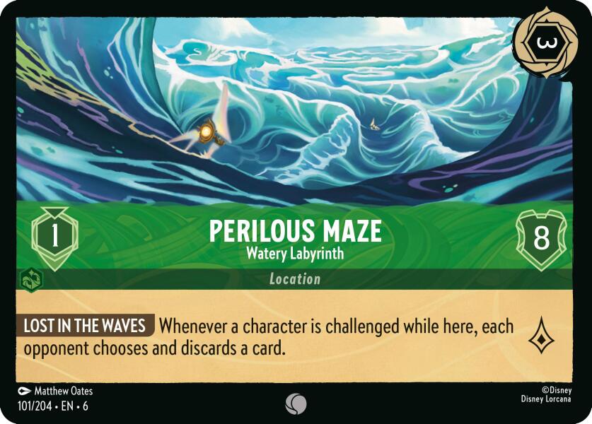 Image of Perilous Maze - Watery Labyrinth (101/204) [Azurite Sea]