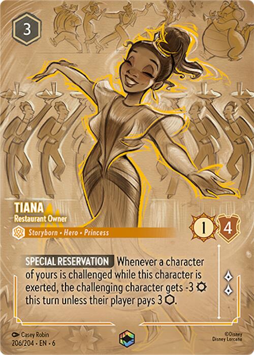 Image of Tiana - Restaurant Owner (Enchanted) (206/204) [Azurite Sea]