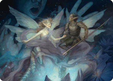 Image of Faebloom Trick Art Card (6/54) [Foundations Art Series]