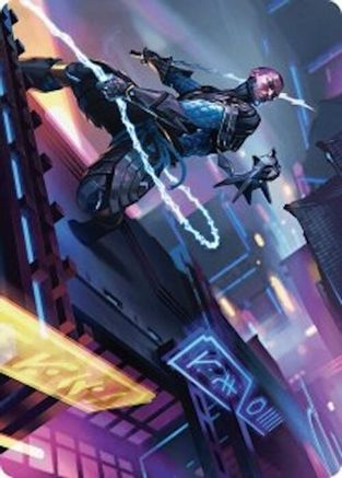 Image of Kaito, Cunning Infiltrator Art Card (51/54) [Foundations Art Series]