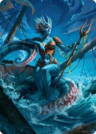 Image of Kiora, the Rising Tide Art Card (30/54) [Foundations Art Series]