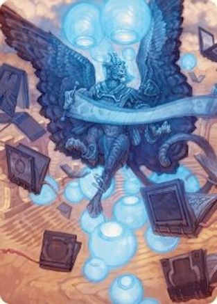 Image of Sphinx of Forgotten Lore Art Card (33/54) [Foundations Art Series]
