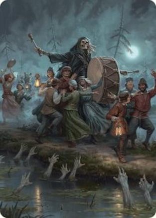 Image of Blasphemous Edict Art Card (35/54) [Foundations Art Series]
