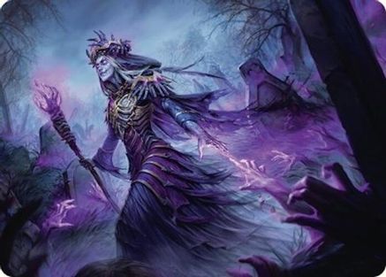 Image of Zul Ashur, Lich Lord Art Card (10/54) [Foundations Art Series]
