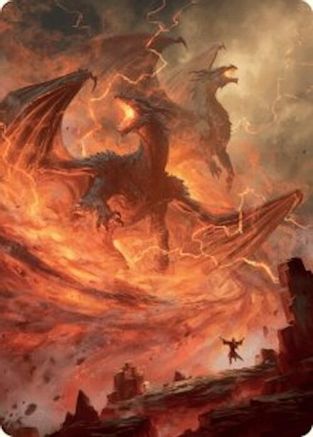 Image of Rite of the Dragoncaller Art Card (38/54) [Foundations Art Series]