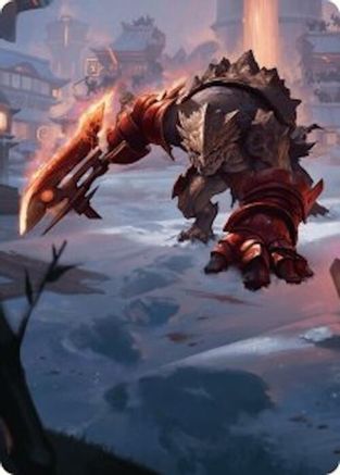Image of Searslicer Goblin Art Card (39/54) [Foundations Art Series]