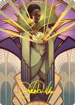 Image of Bloom Tender Art Card (54/54) (Gold-Stamped Signature) [Foundations Art Series]