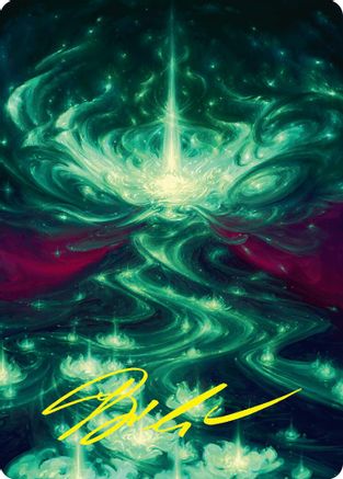 Image of Genesis Wave Art Card (54/54) (Gold-Stamped Signature) [Foundations Art Series]