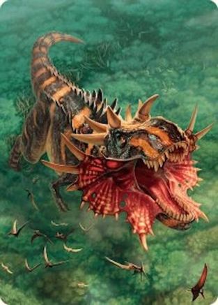 Image of Gigantosaurus Art Card (53/54) [Foundations Art Series]