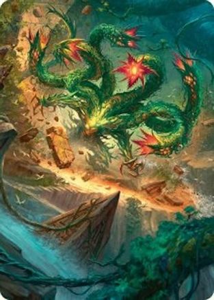 Image of Mossborn Hydra Art Card (42/54) [Foundations Art Series]