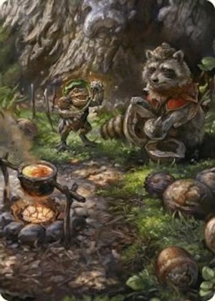 Image of Sylvan Scavenging Art Card (46/54) [Foundations Art Series]