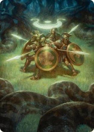 Image of Anthem of Champions Art Card (47/54) [Foundations Art Series]