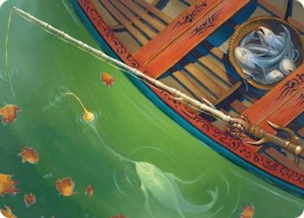 Image of Fishing Pole Art Card (18/54) [Foundations Art Series]