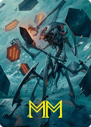 Image of Scrawling Crawler Art Card (50/54) (Gold-Stamped Signature) [Foundations Art Series]