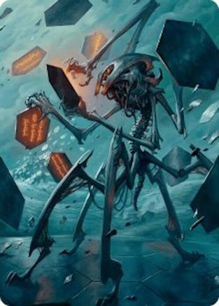 Image of Scrawling Crawler Art Card (50/54) [Foundations Art Series]
