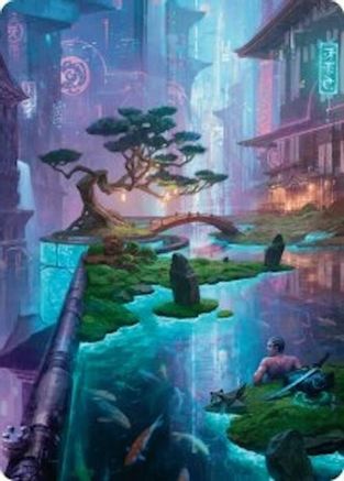 Image of Island Art Card (22/54) [Foundations Art Series]